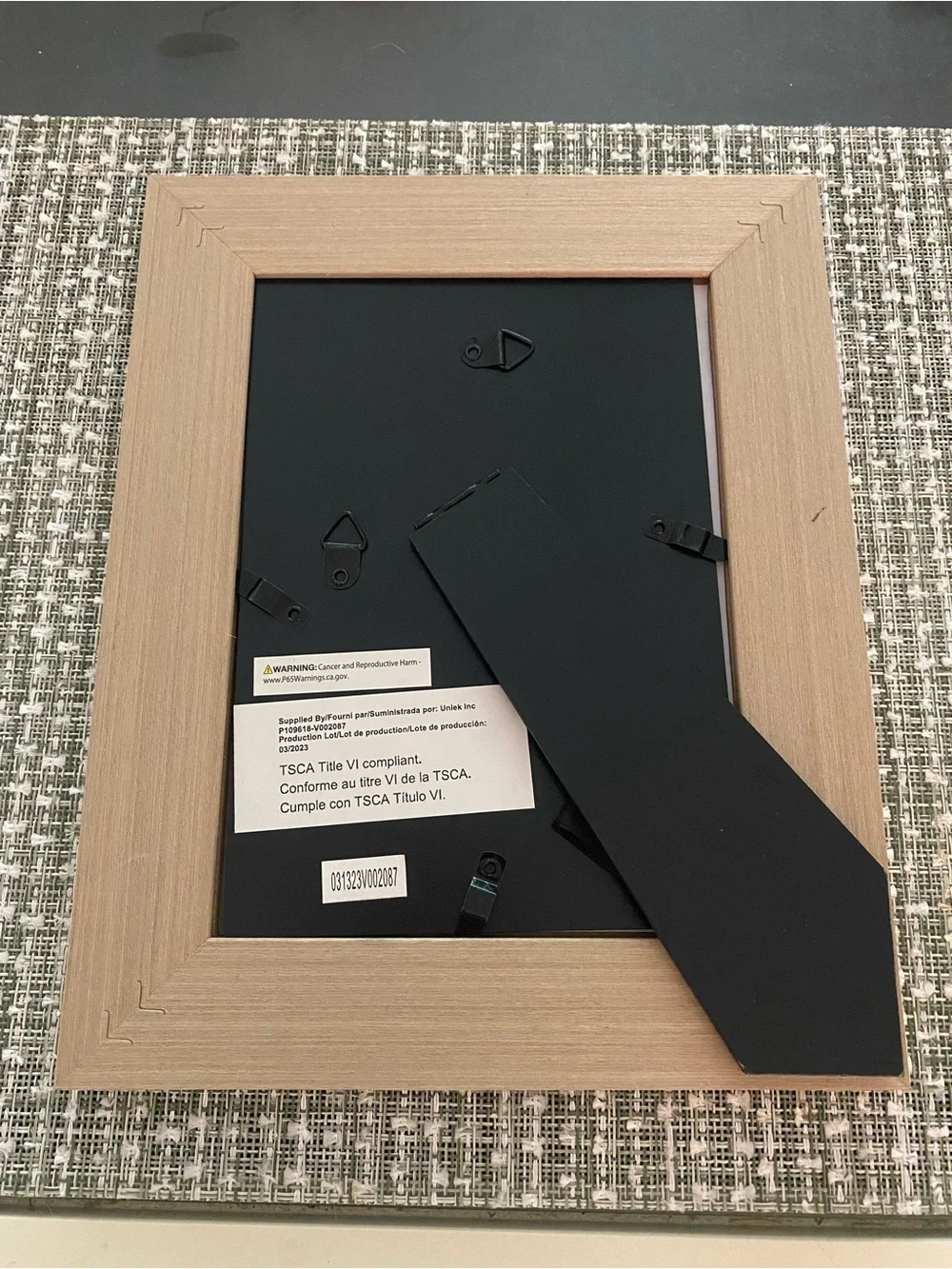 🌸 Mainstays Natural Wood 'True Love' Paw Print Picture Frame - Brown